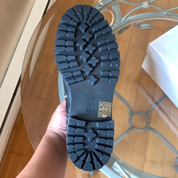 NEW Jimmy Choo Burrow Studded Chelsea Boots 35.5 - Picture 8 of 12